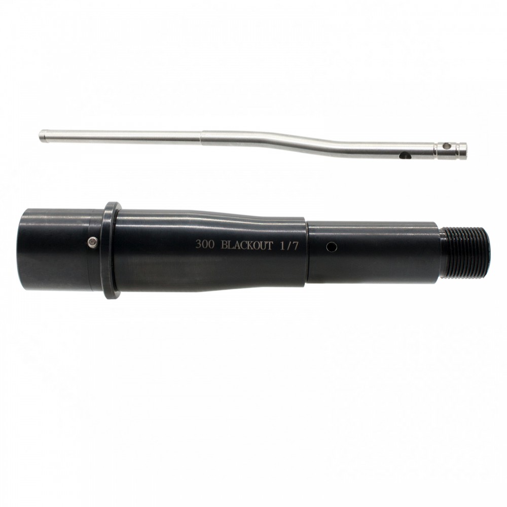 5” 300 Black Out 1:7 Twist Nitride Pistol Barrel and Micro Gas Tube| Made in U.S.A
