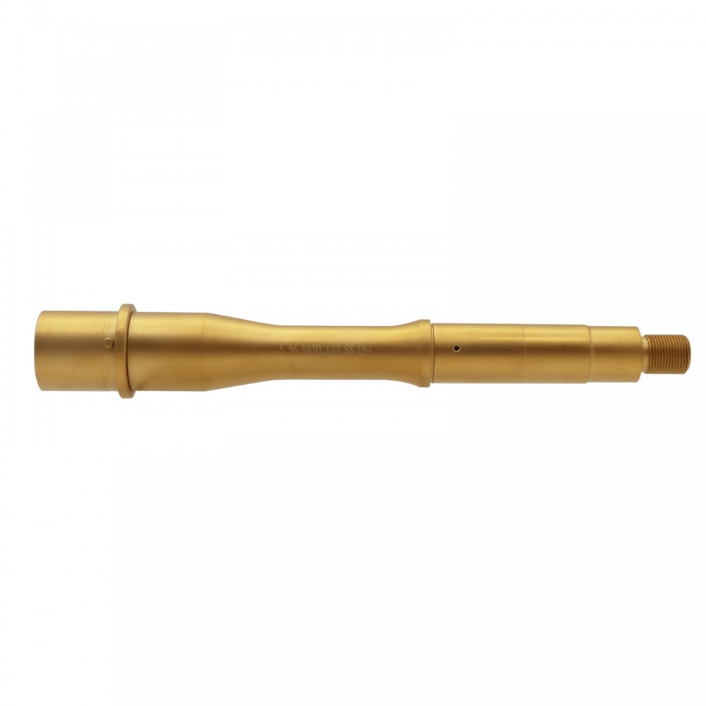 7.5'' 5.56 NATO 1:7 Twist TiN Pistol Barrel (GOLD)| Made in U.S.A