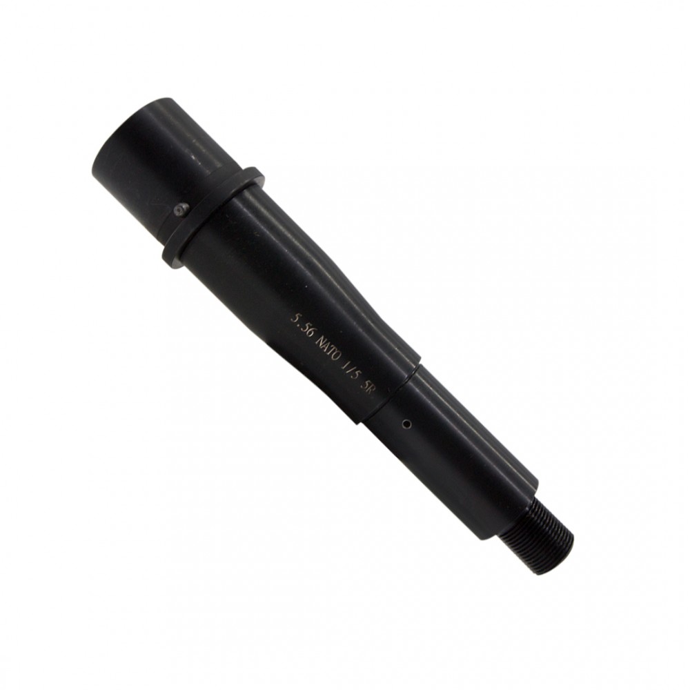 5'' 5.56 NATO 1:5 5R Twist Nitride Pistol Barrel and Micro Gas Tube and Gas Block Options| Made in U.S.A