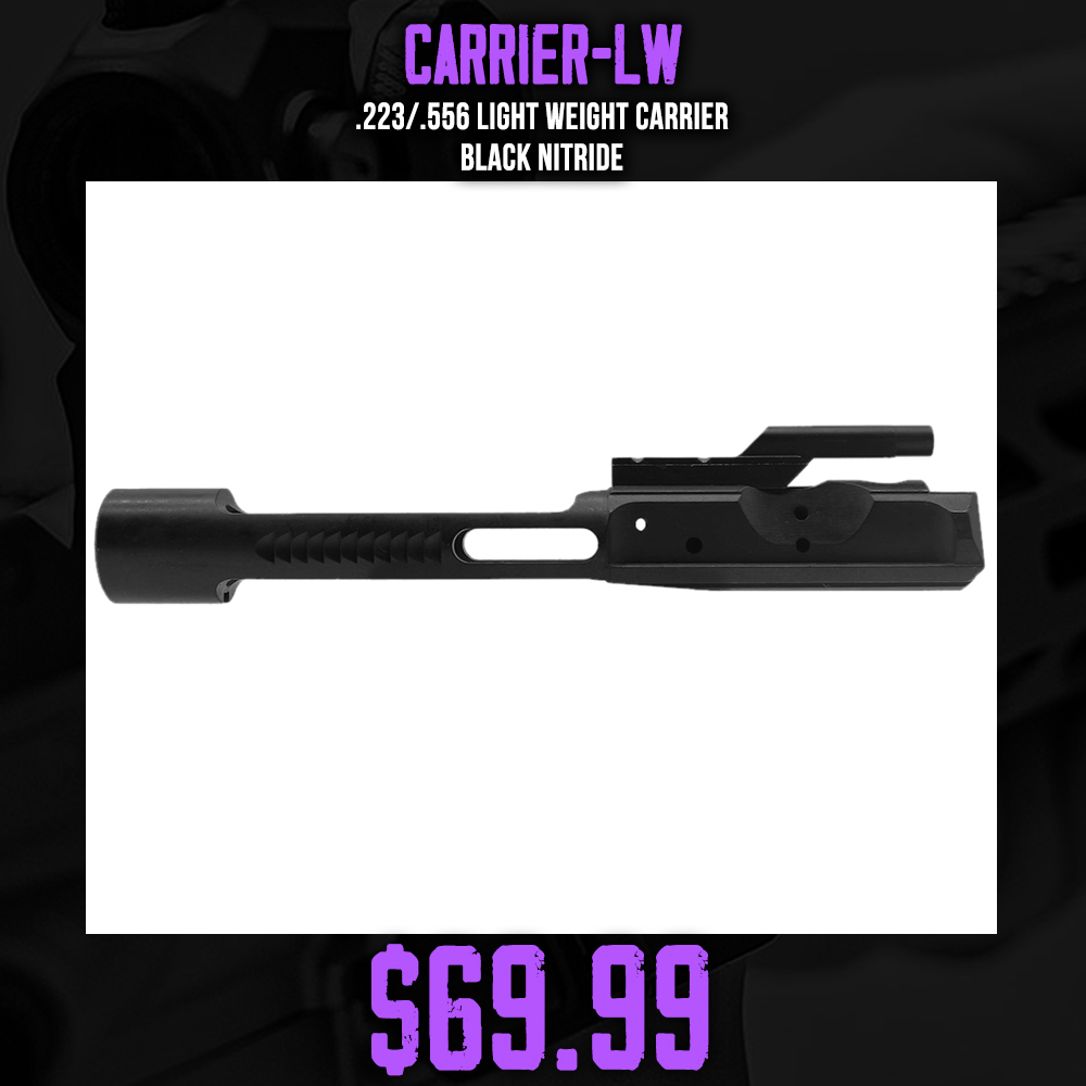 .223/.556 LIGHT WEIGHT CARRIER-BLACK NITRIDE .223/.556 LIGHT WEIGHT CARRIER-BLACK NITRIDE