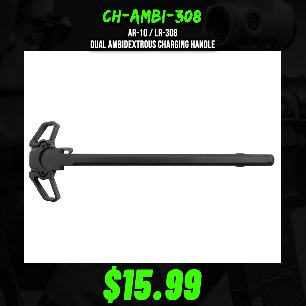 AR-10 / LR-308 Dual Ambidextrous Charging Handle
