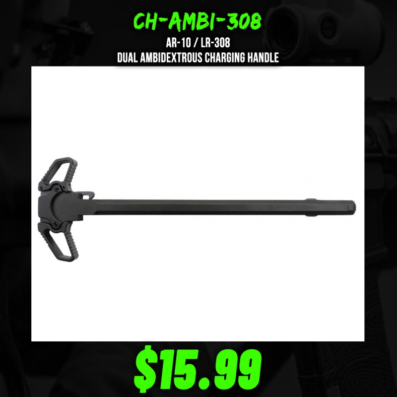 AR-10 / LR-308 Dual Ambidextrous Charging Handle