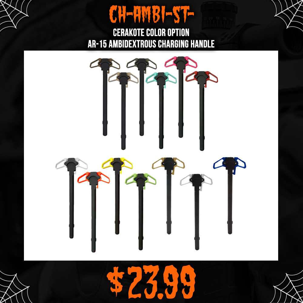 CERAKOTE COLOR OPTION| AR-15 Ambidextrous Charging Handle CERAKOTE COLOR OPTION| AR-15 Ambidextrous Charging Handle