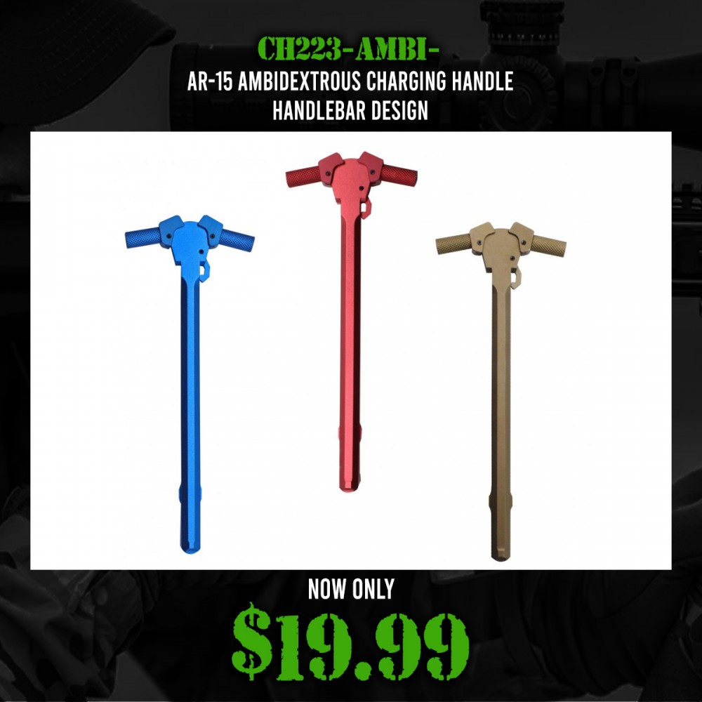 AR-15 Ambidextrous Charging Handle | HandleBar Design