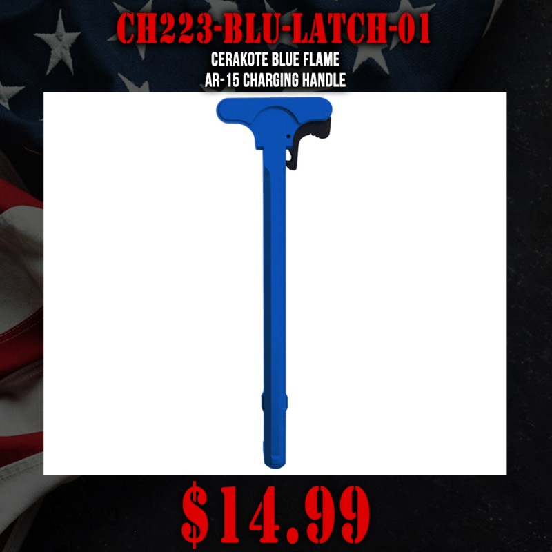 Cerakote Blue Flame | AR-15 Charging Handle Cerakote Blue Flame | AR-15 Charging Handle