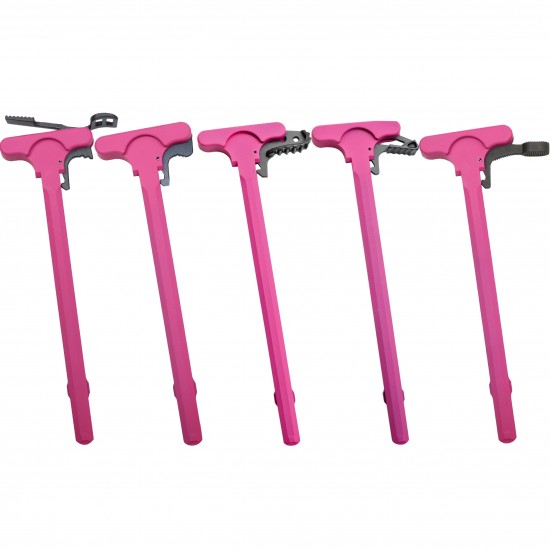 Cerakote Pink | AR-15 Tactical Rifle Charging Handle Assembly Cerakote Pink | AR-15 Tactical Rifle Charging Handle Assembly