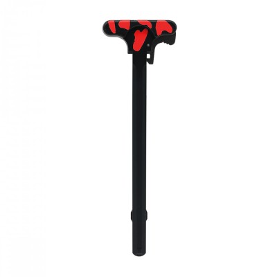 CERAKOTE CAMO RED | AR-15 Charging Handle - Base BLK - Pattern - RED