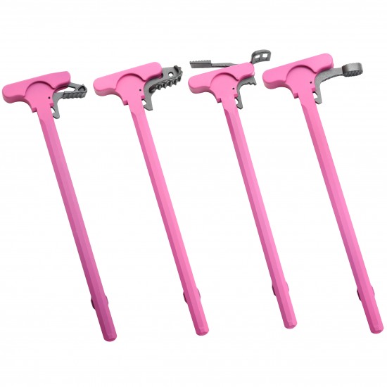 Cerakote Pink | AR-10 .308 Tactical Charging Handle Assembly With Latch Options Cerakote Pink | AR-10 .308 Tactical Charging Handle Assembly With Latch Options