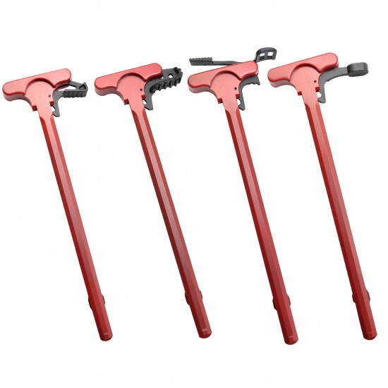 AR-10 / LR-308 Cerakote Red Charging Handle With Latch Options AR-10 / LR-308 Cerakote Red Charging Handle With Latch Options