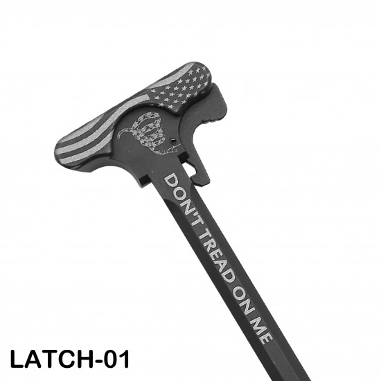 AR-10 / LR-308 LASER DTOM Charging Handle Assembly With Latch Options AR-10 / LR-308 LASER DTOM Charging Handle Assembly With Latch Options