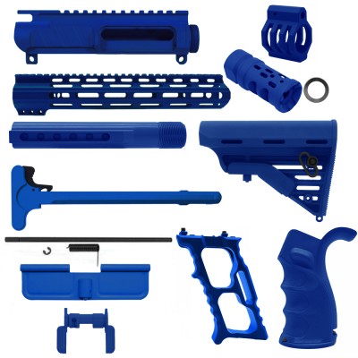CERAKOTE BLUE FLAME | AR-15 CHASSIS BUNDLE