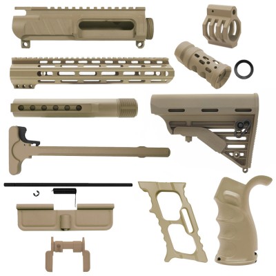 CERAKOTE FLAT DARK EARTH | AR-15 CHASSIS BUNDLE