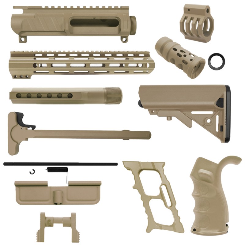 CERAKOTE FLAT DARK EARTH | AR-15 CHASSIS BUNDLE