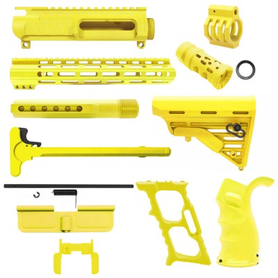 CERAKOTE LEMON ZEST | AR-15 CHASSIS BUNDLE
