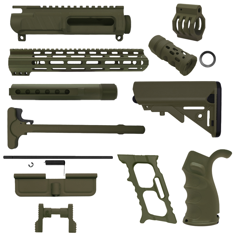 CERAKOTE OD GREEN | AR-15 CHASSIS BUNDLE