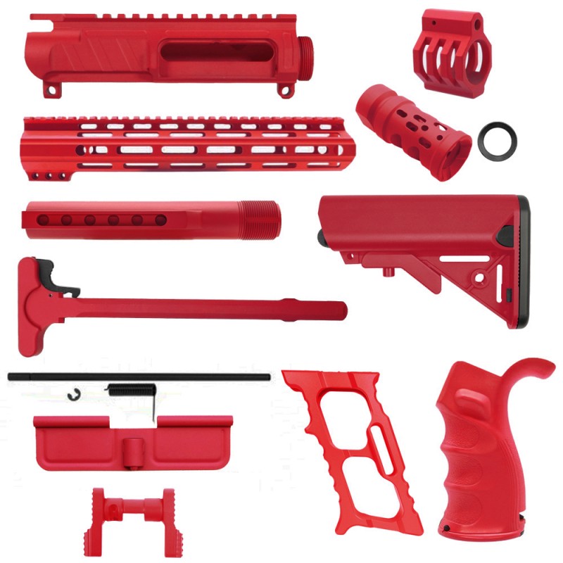 CERAKOTE RED | AR-15 CHASSIS BUNDLE 