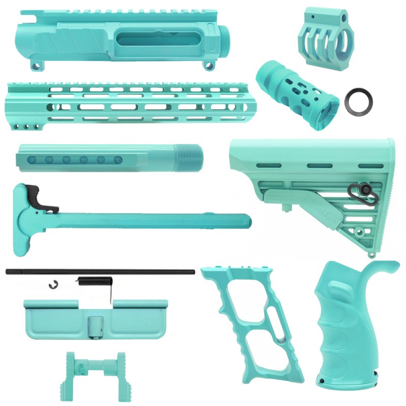 CERAKOTE ROBINS EGG | AR-15 CHASSIS BUNDLE CERAKOTE ROBINS EGG | AR-15 CHASSIS BUNDLE
