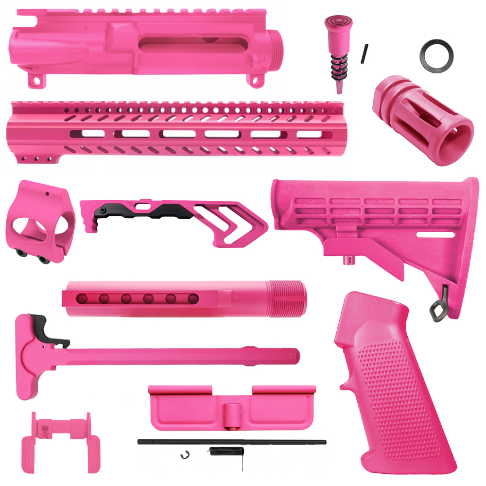 CERAKOTE PINK | AR-15 CHASSIS BUNDLE -V2 CERAKOTE PINK | AR-15 CHASSIS BUNDLE -V2