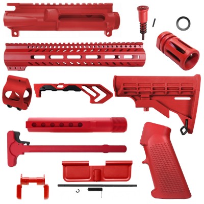 CERAKOTE RED | AR-15 CHASSIS BUNDLE -V2