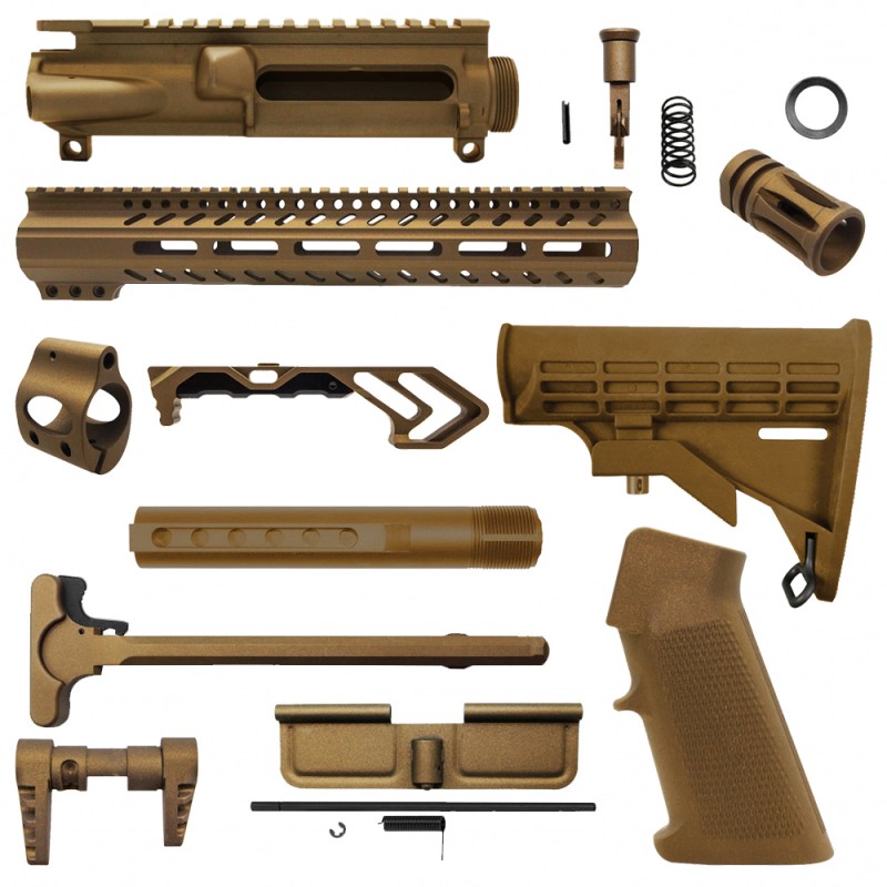 CERAKOTE BURNT BRONZE | AR-15 CHASSIS BUNDLE -V2