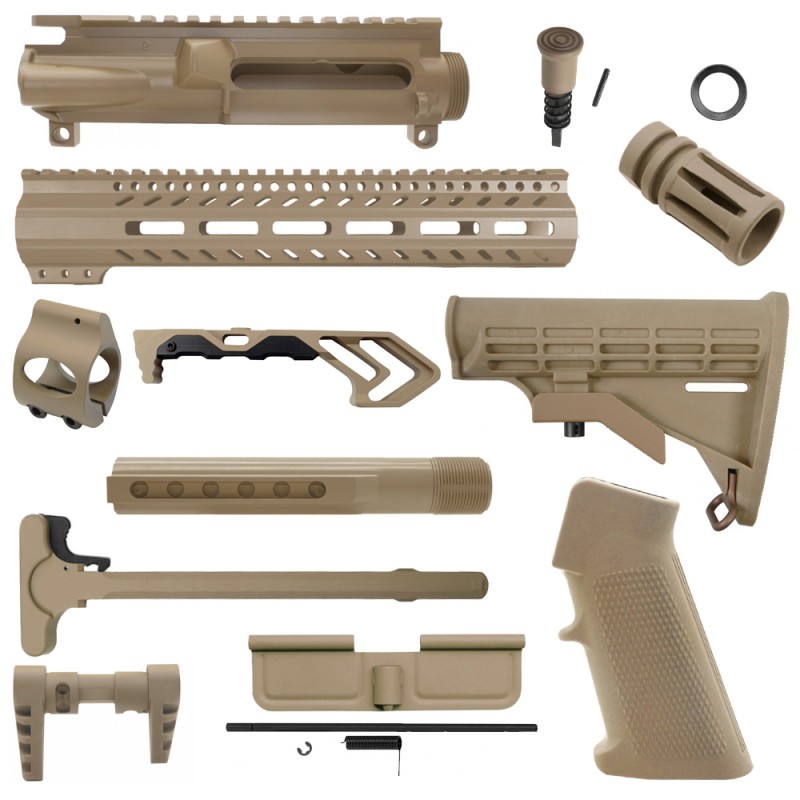 CERAKOTE FLAT DARK EARTH | AR-15 CHASSIS BUNDLE -V2