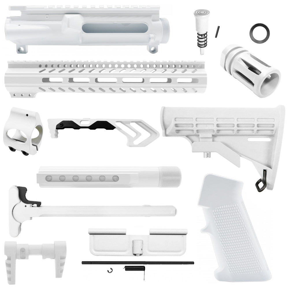 CERAKOTE BRIGHT WHITE | AR-15 CHASSIS BUNDLE -V2