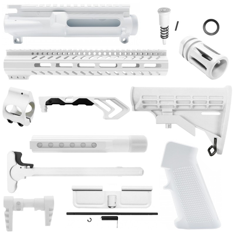 CERAKOTE BRIGHT WHITE | AR-15 CHASSIS BUNDLE -V2