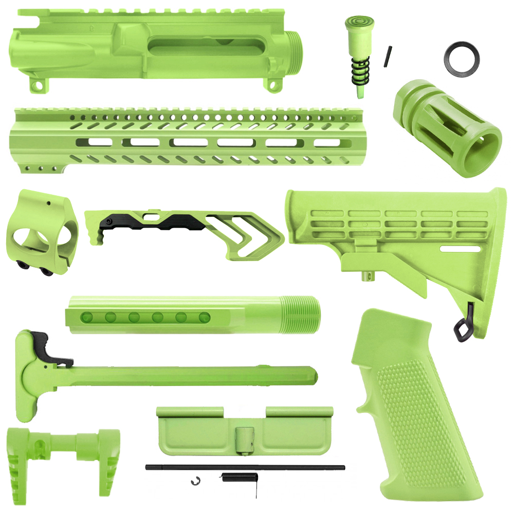 CERAKOTE ZOMBIE GREEN | AR-15 CHASSIS BUNDLE -V2