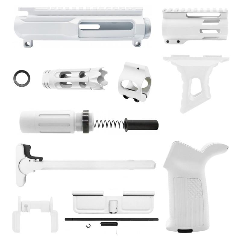 CERAKOTE BRIGHT WHITE | AR-15 CHASSIS BUNDLE -V3