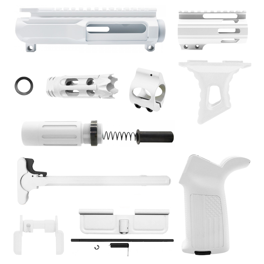 CERAKOTE BRIGHT WHITE | AR-15 CHASSIS BUNDLE -V3