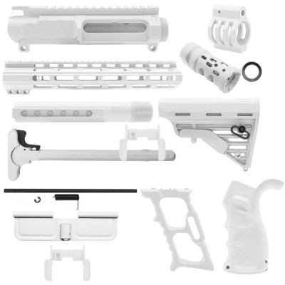 CERAKOTE BRIGHT WHITE | AR-15 CHASSIS BUNDLE