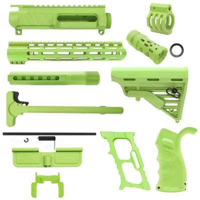 CERAKOTE ZOMBIE GREEN | AR-15 CHASSIS BUNDLE
