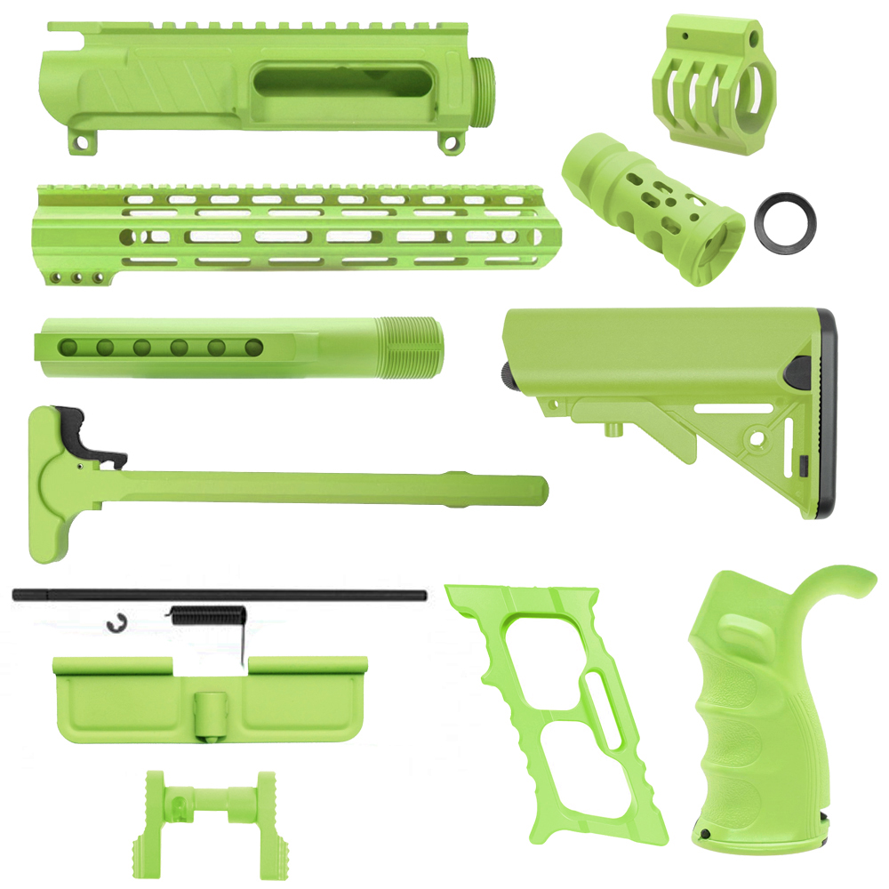 CERAKOTE ZOMBIE GREEN | AR-15 CHASSIS BUNDLE