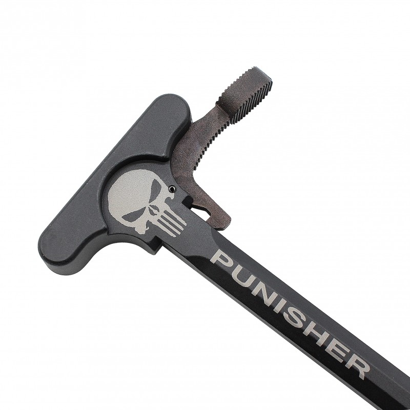 PUNISHER AR-15 Charging Handle LATCH 05, Dust Cover and Forward Assist -Bun...