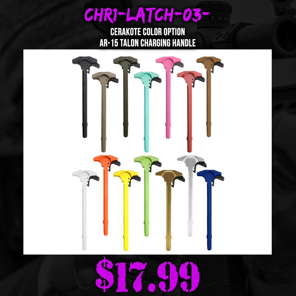CERAKOTE COLOR OPTION| AR-15 Talon Charging Handle