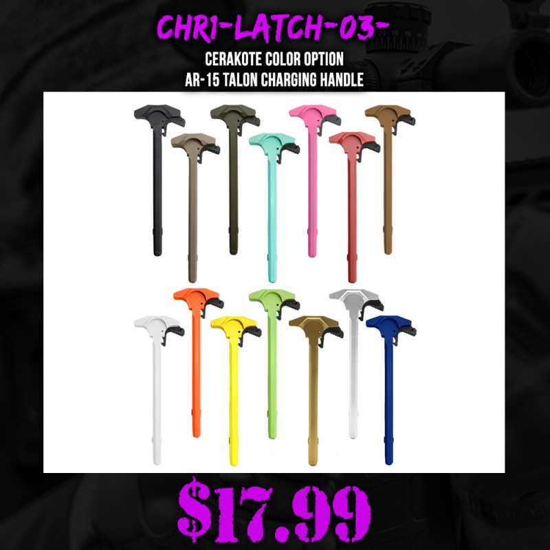 CERAKOTE COLOR OPTION| AR-15 Talon Charging Handle