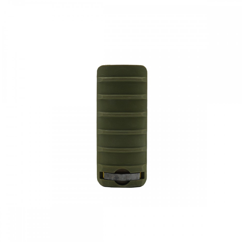 Ribbed Handguard Panel Cover- 4 Inch- Green 