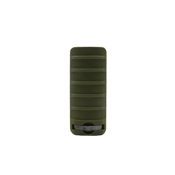 Ribbed Handguard Panel Cover- 4 Inch- Green 