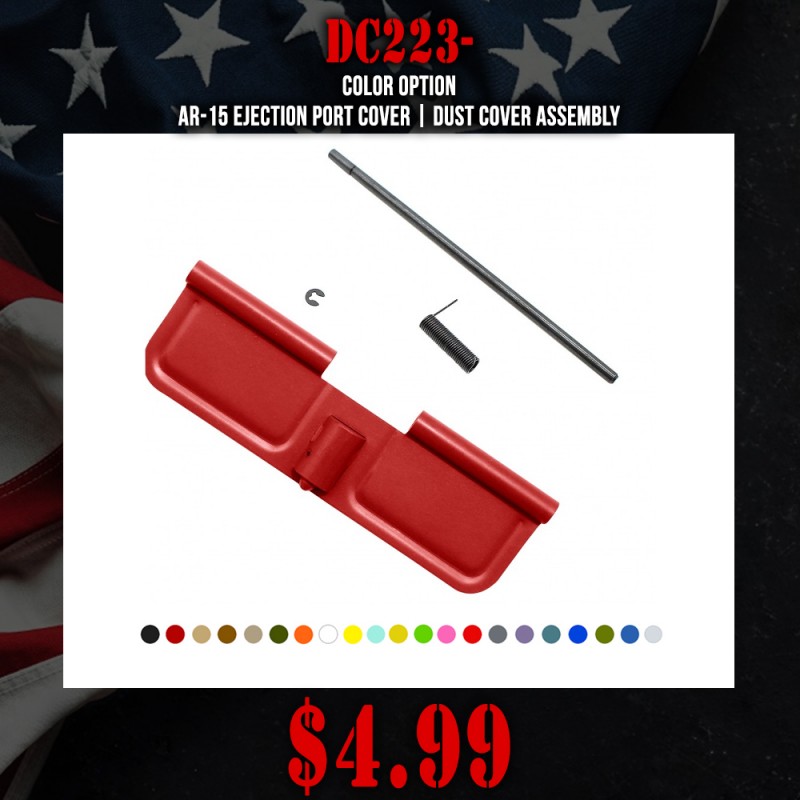 COLOR OPTION| AR-15 Ejection Port Cover | Dust Cover Assembly COLOR OPTION| AR-15 Ejection Port Cover | Dust Cover Assembly
