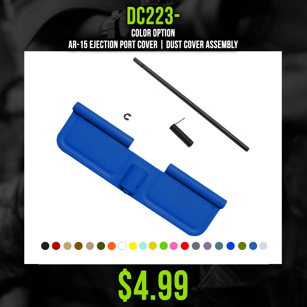 COLOR OPTION| AR-15 Ejection Port Cover | Dust Cover Assembly 