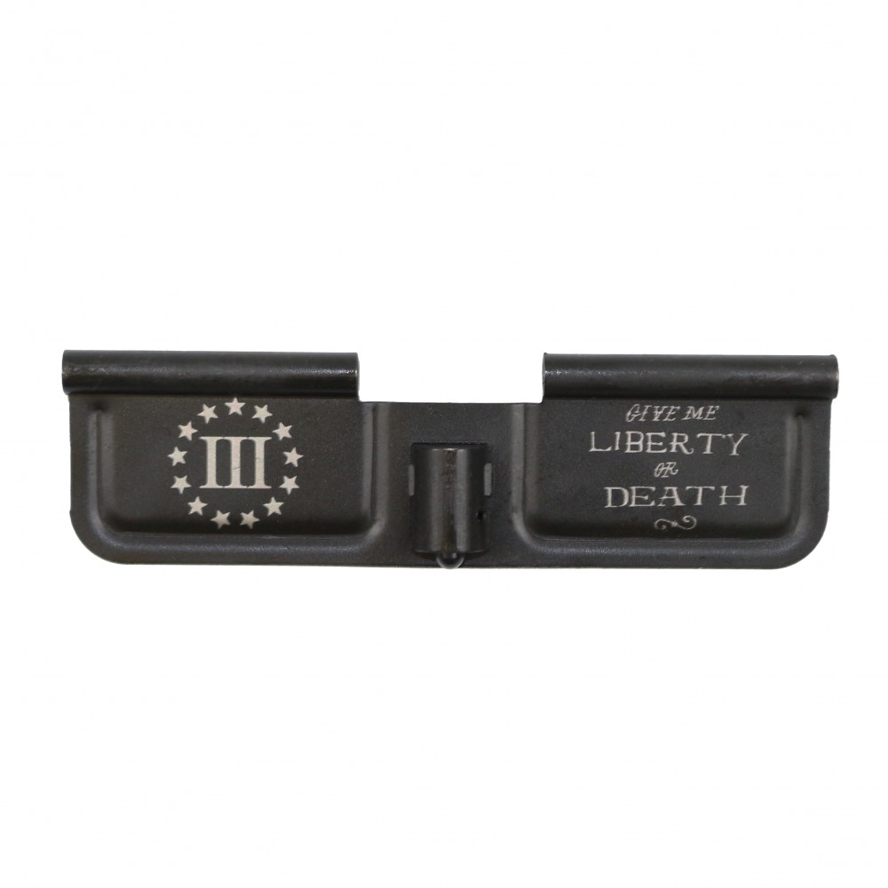 AR-15 Ejection Port Cover Dust Cover Assembly | ''Give Me Liberty Or Death'' Laser Etched