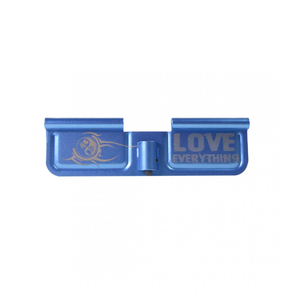 AR-15 Ejection Port Cover | Dust Cover Assembly |BLUE- Fear Nothing - Love Everything