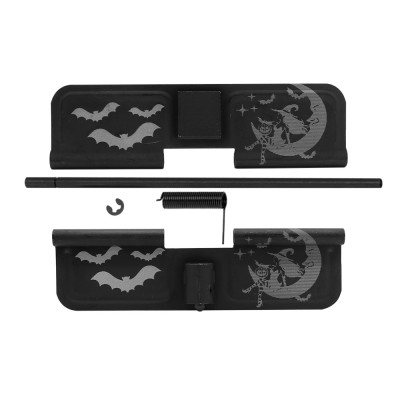 AR-15 Ejection Port Cover | Dust Cover Assembly- Witch on the moon 