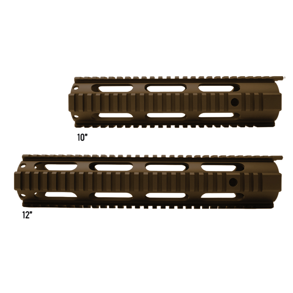 CERAKOTE BURNT BRONZE| AR-15 Free Float Quad Rail Handguard -Length ...