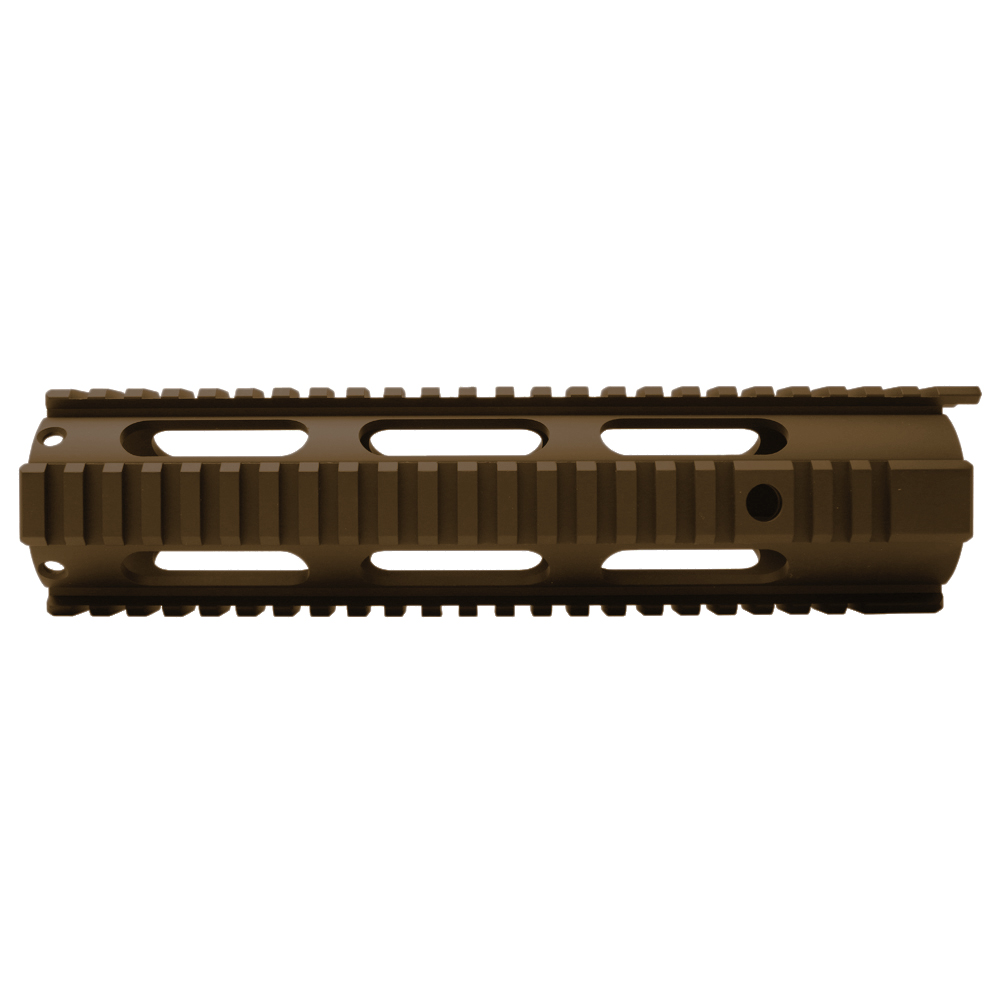 CERAKOTE BURNT BRONZE| AR-15 Free Float Quad Rail Handguard -Length Option