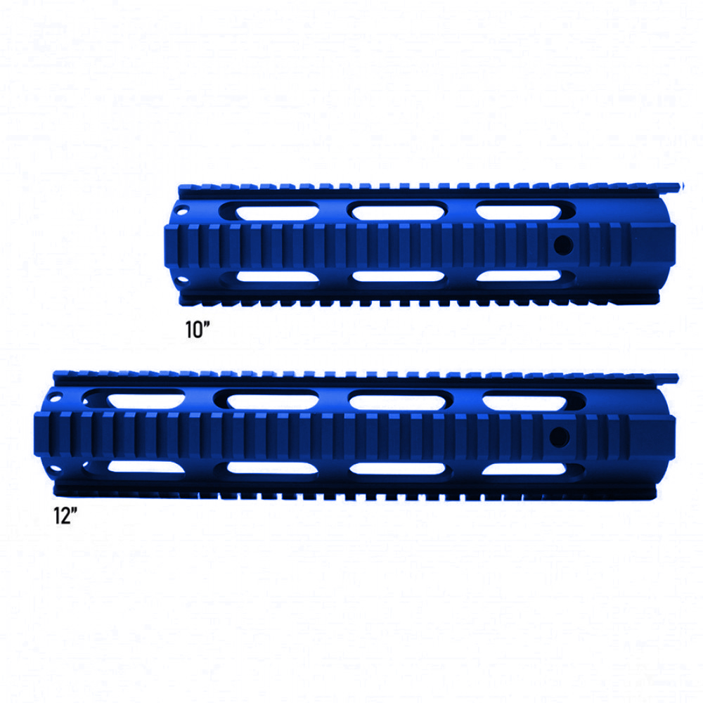 CERAKOTE BLUE FLAME | AR-15 Free Float Quad Rail Handguard -Length Option CERAKOTE BLUE FLAME | AR-15 Free Float Quad Rail Handguard -Length Option