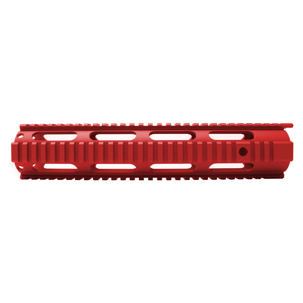 CERAKOTE RED| AR-15 Free Float Quad Rail Handguard -Length Option