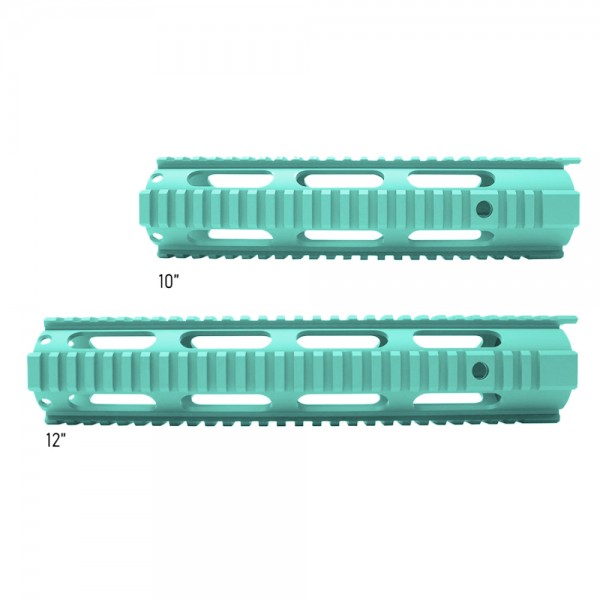 CERAKOTE ROBINS EGG| AR-15 Free Float Quad Rail Handguard -Length Option CERAKOTE ROBINS EGG| AR-15 Free Float Quad Rail Handguard -Length Option