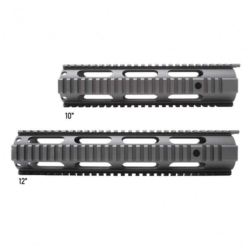 CERAKOTE SNIPER GREY| AR-15 Free Float Quad Rail Handguard -Length Option