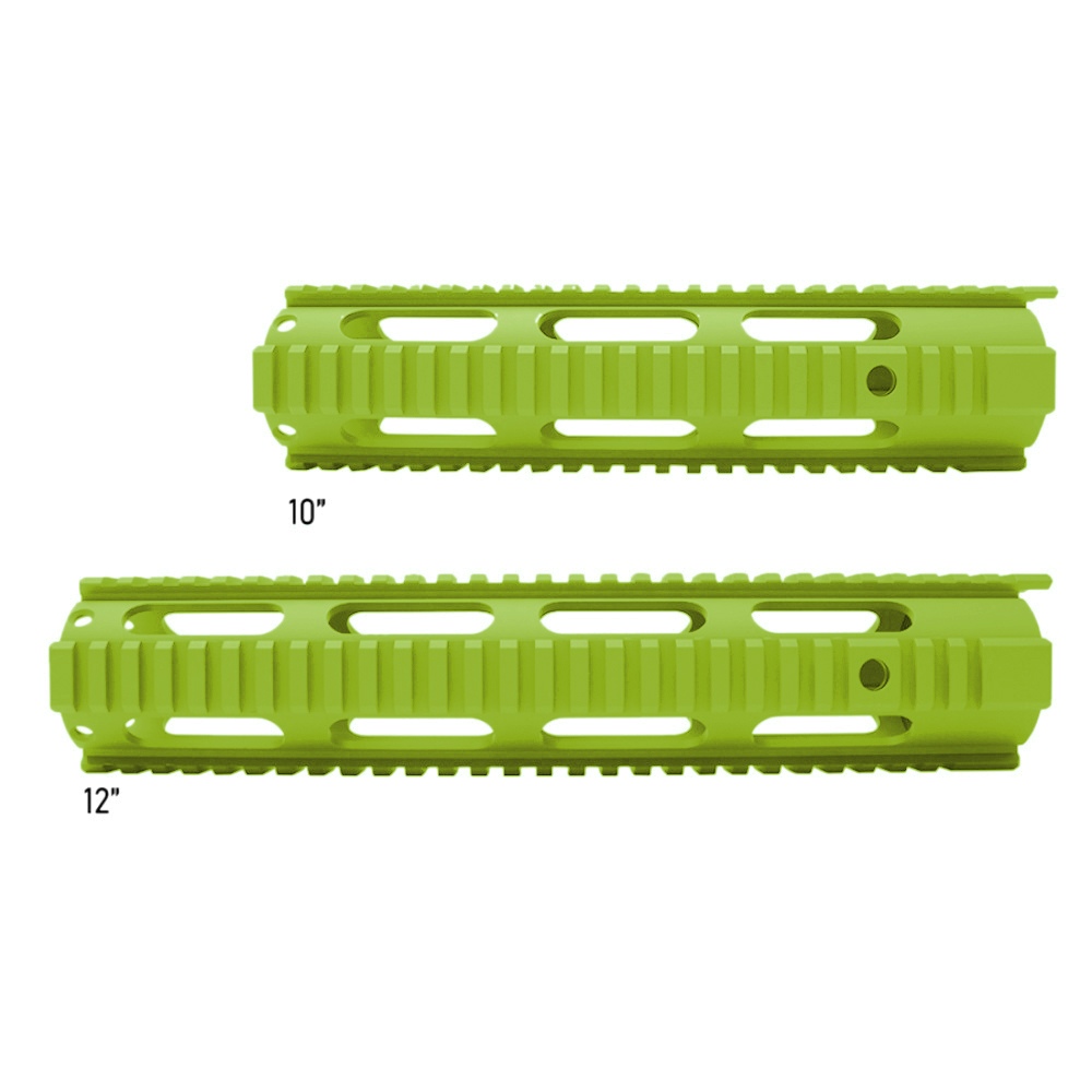 CERAKOTE ZOMBIE GREEN| AR-15 Free Float Quad Rail Handguard -Length Option